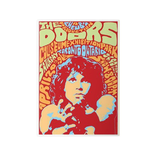 The Doors Psychedelic Concert Poster Print — Jim Morrison Art Poster
