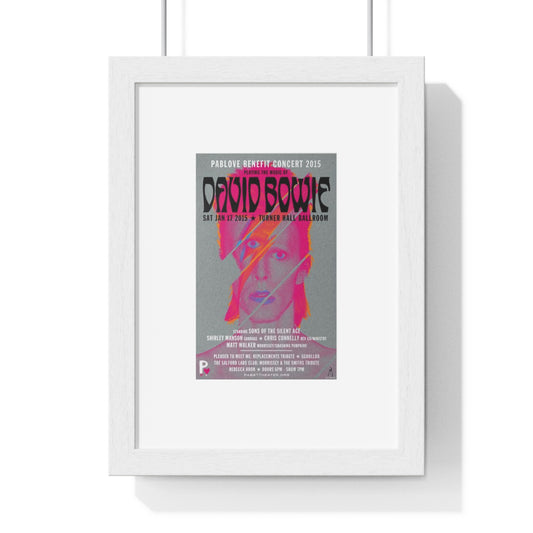 (Framed) Band Poster — David Bowie Tribute Vertical Print