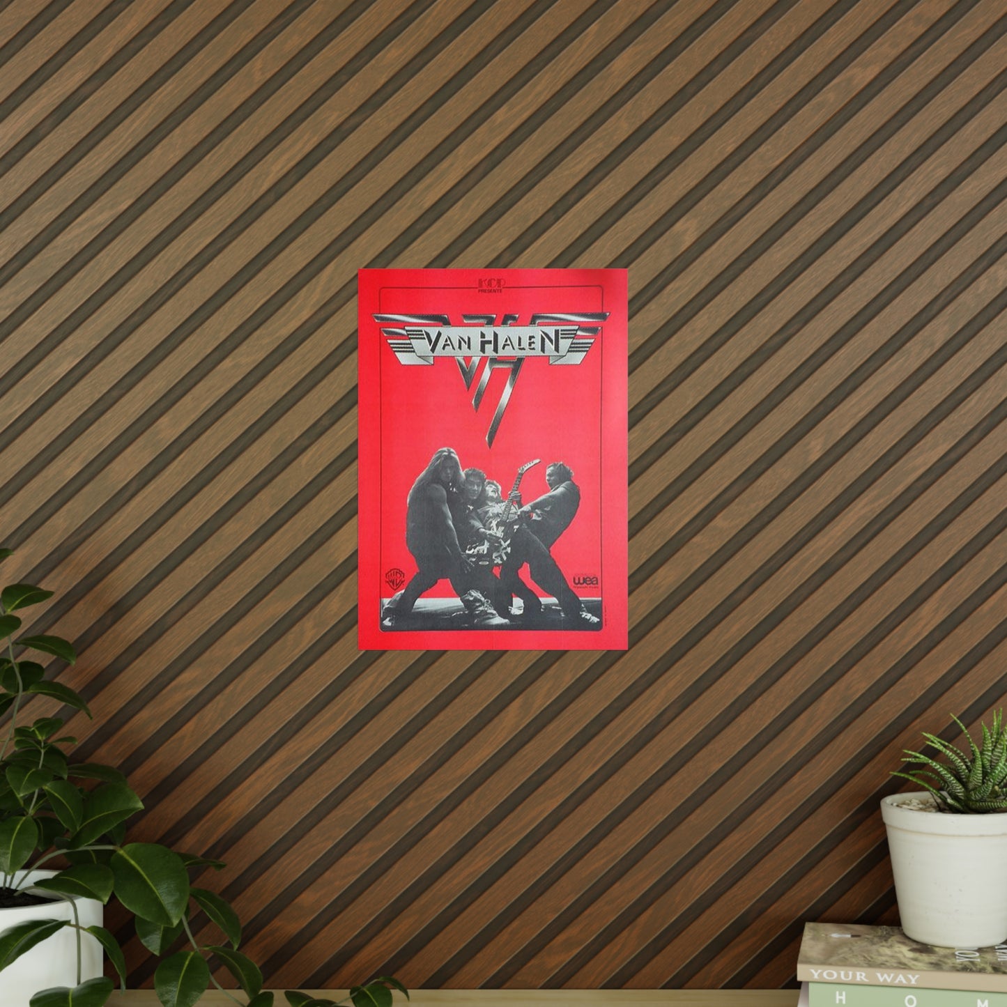 Van Halen Photopaper Poster - Vintage Rock Band Wall Art