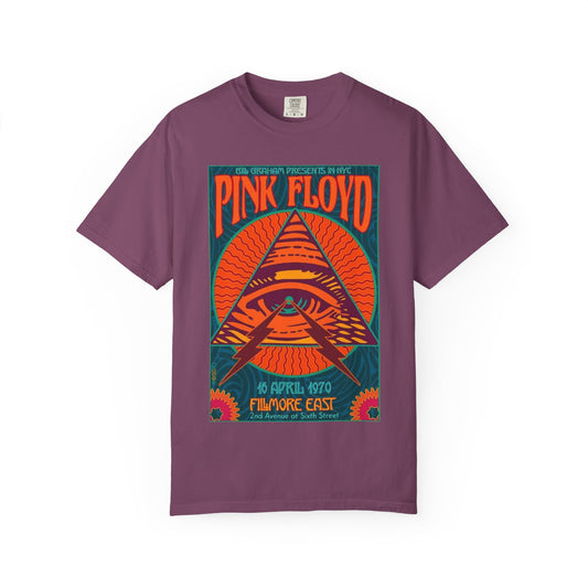 Pink Floyd Poster Tee — Fillmore East April 10, 1970 Concert T-Shirt