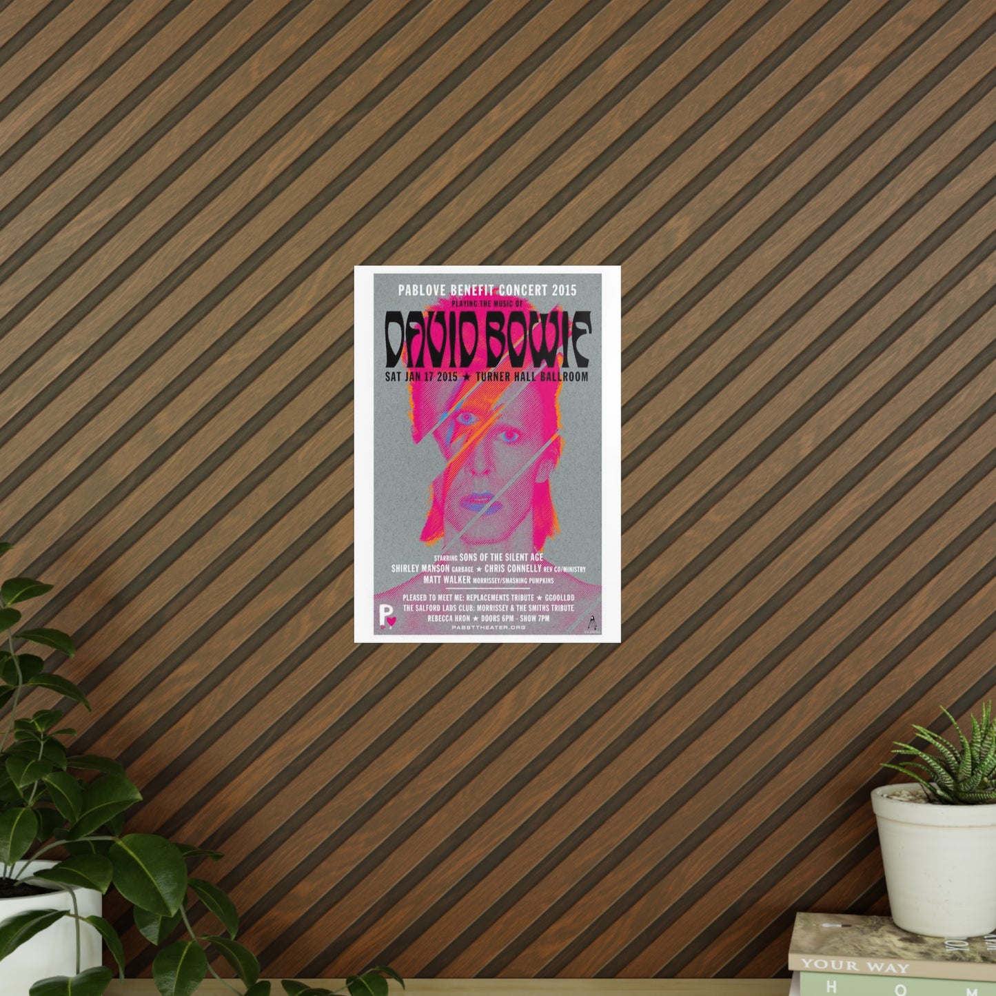 David Bowie Photoposter — Concert Art Print