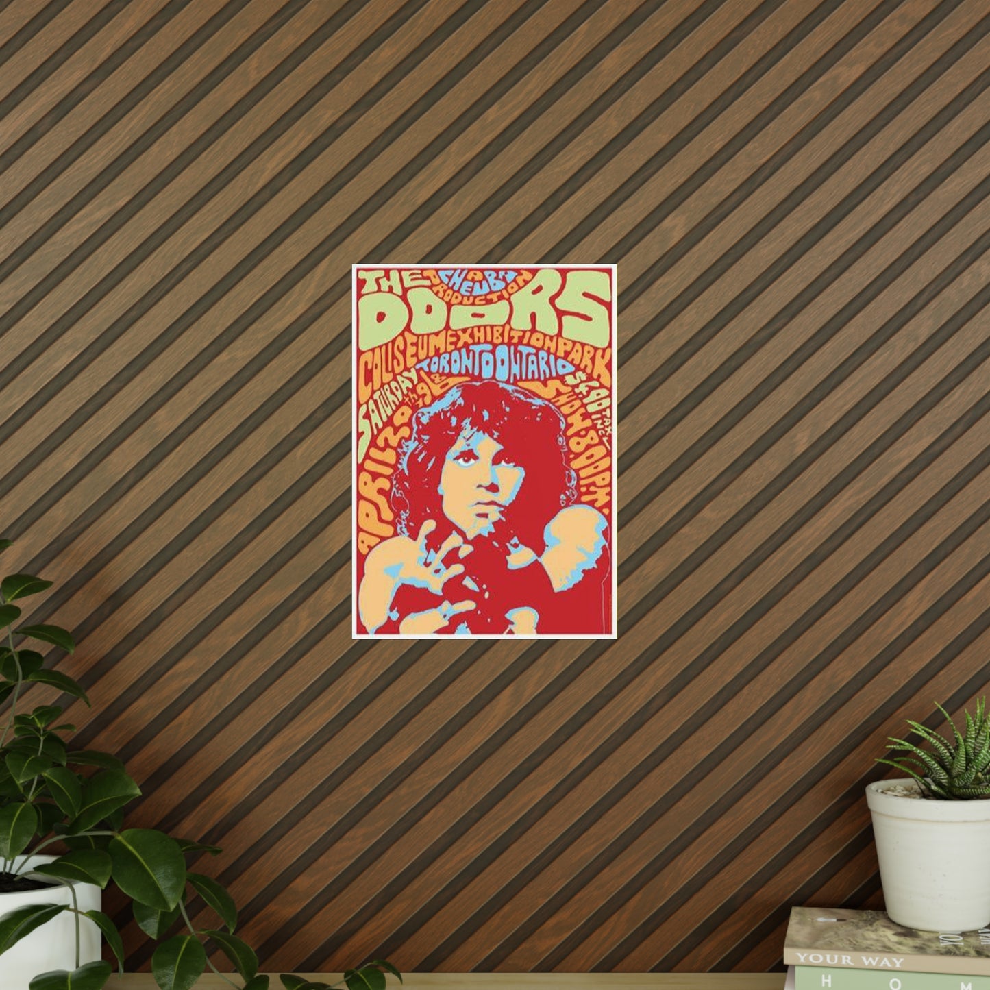 The Doors Psychedelic Concert Poster Print — Jim Morrison Art Poster