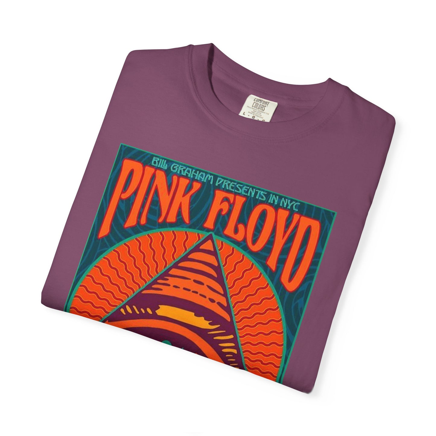 Pink Floyd Poster Tee — Fillmore East April 10, 1970 Concert T-Shirt