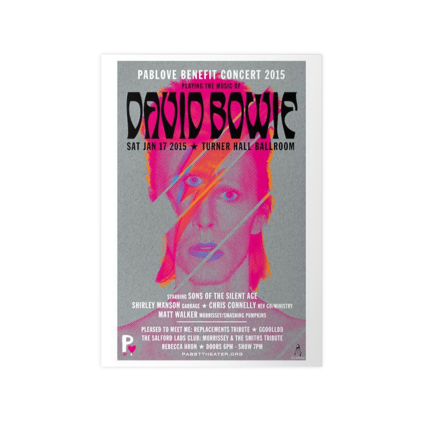 David Bowie Photoposter — Concert Art Print