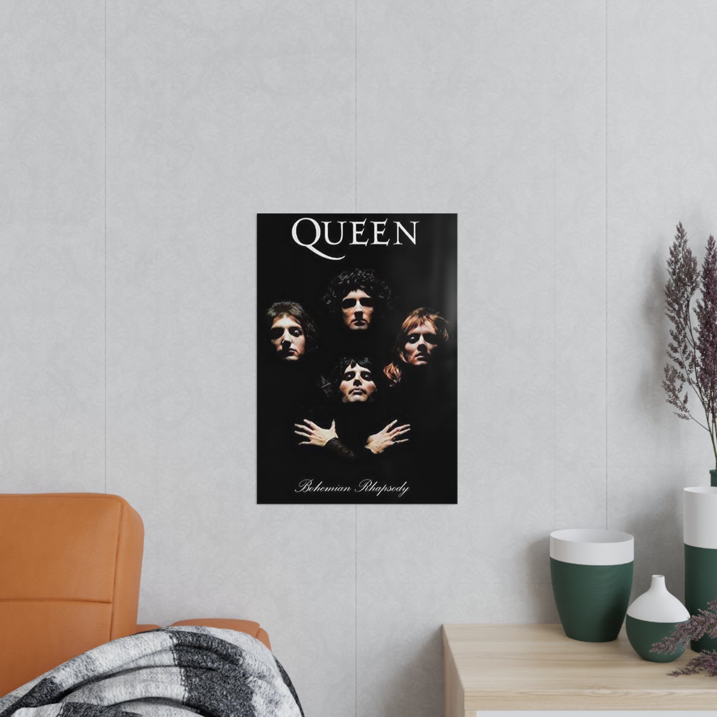 Photopaper Poster — Queen "Bohemian Rhapsody" Classic Rock Band Art Print