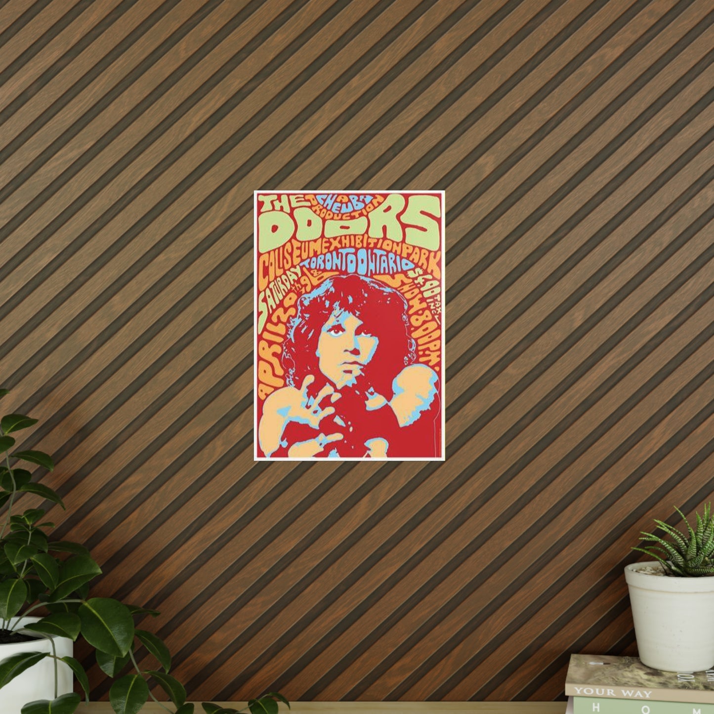 The Doors Psychedelic Concert Poster Print — Jim Morrison Art Poster