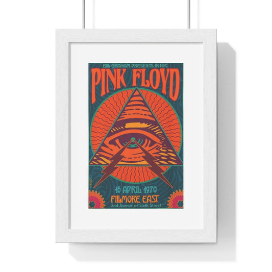 (Framed) Pink Floyd Framed Poster — Vintage 1970 Fillmore East Concert Art