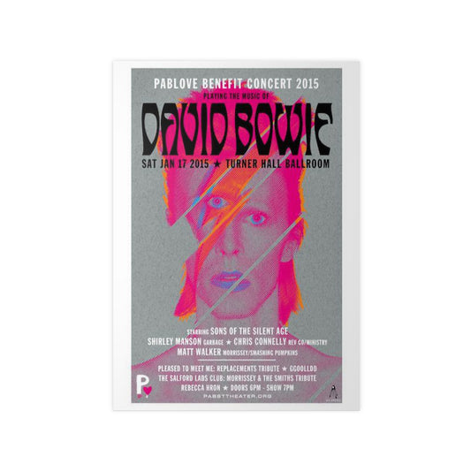 David Bowie Photoposter — Concert Art Print