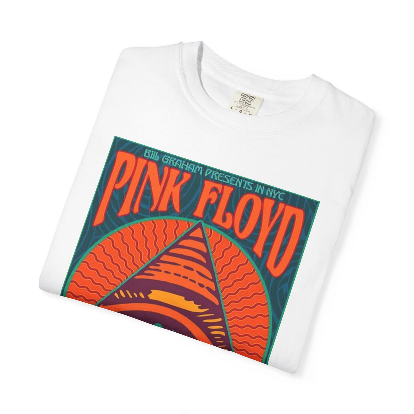 Pink Floyd Poster Tee — Fillmore East April 10, 1970 Concert T-Shirt