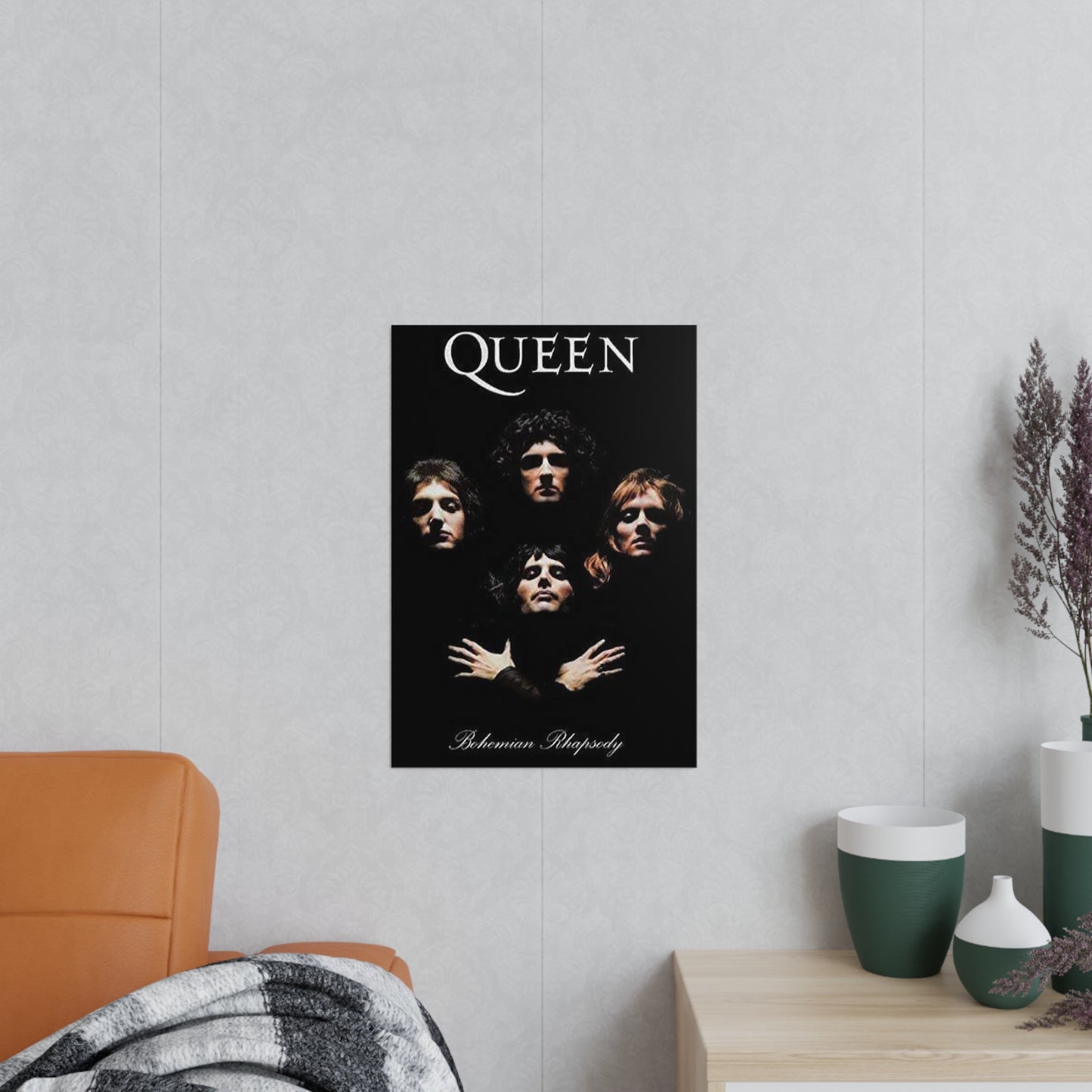 Photopaper Poster — Queen "Bohemian Rhapsody" Classic Rock Band Art Print