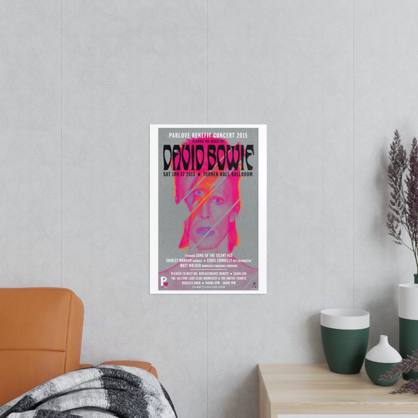 David Bowie Photoposter — Concert Art Print