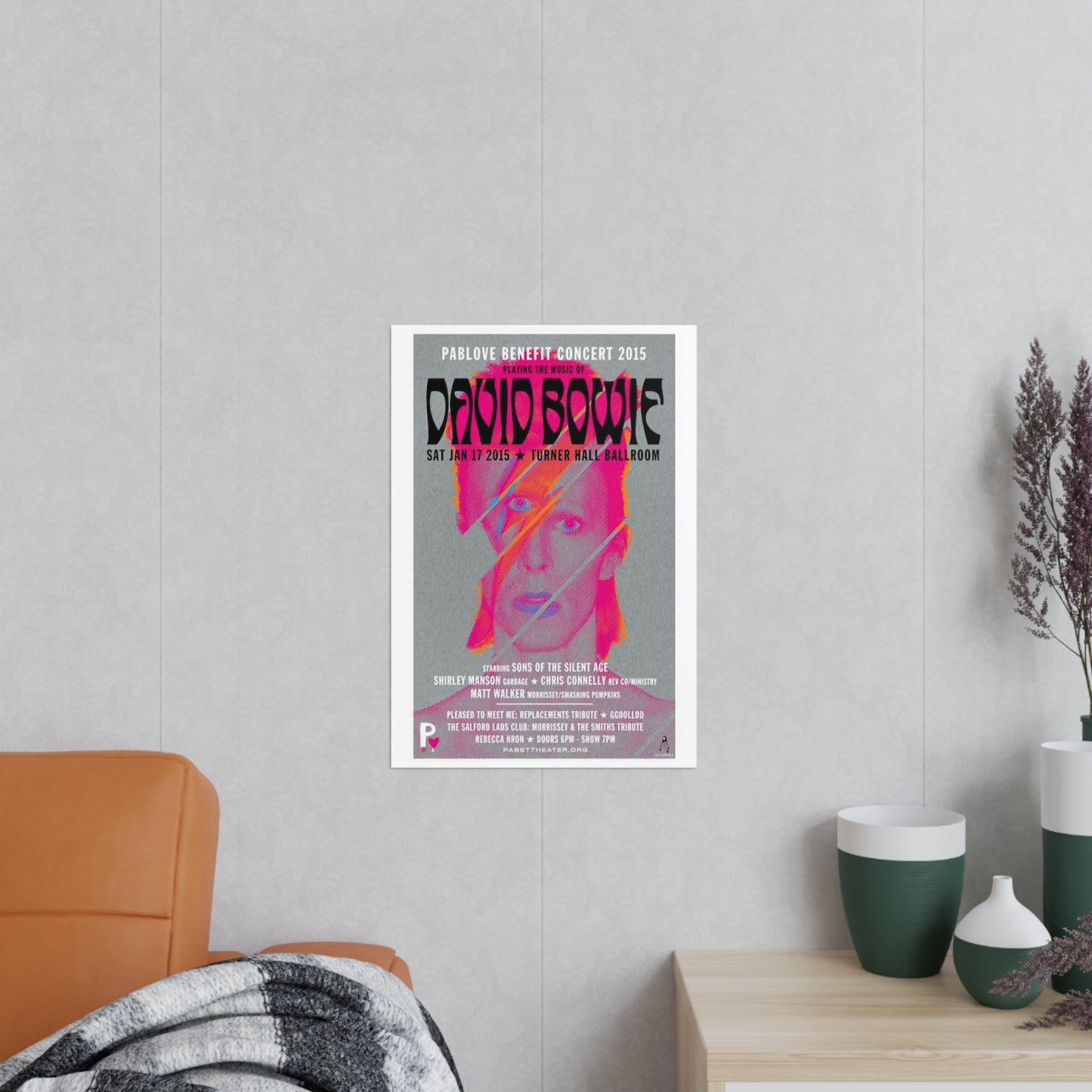 David Bowie Photoposter — Concert Art Print