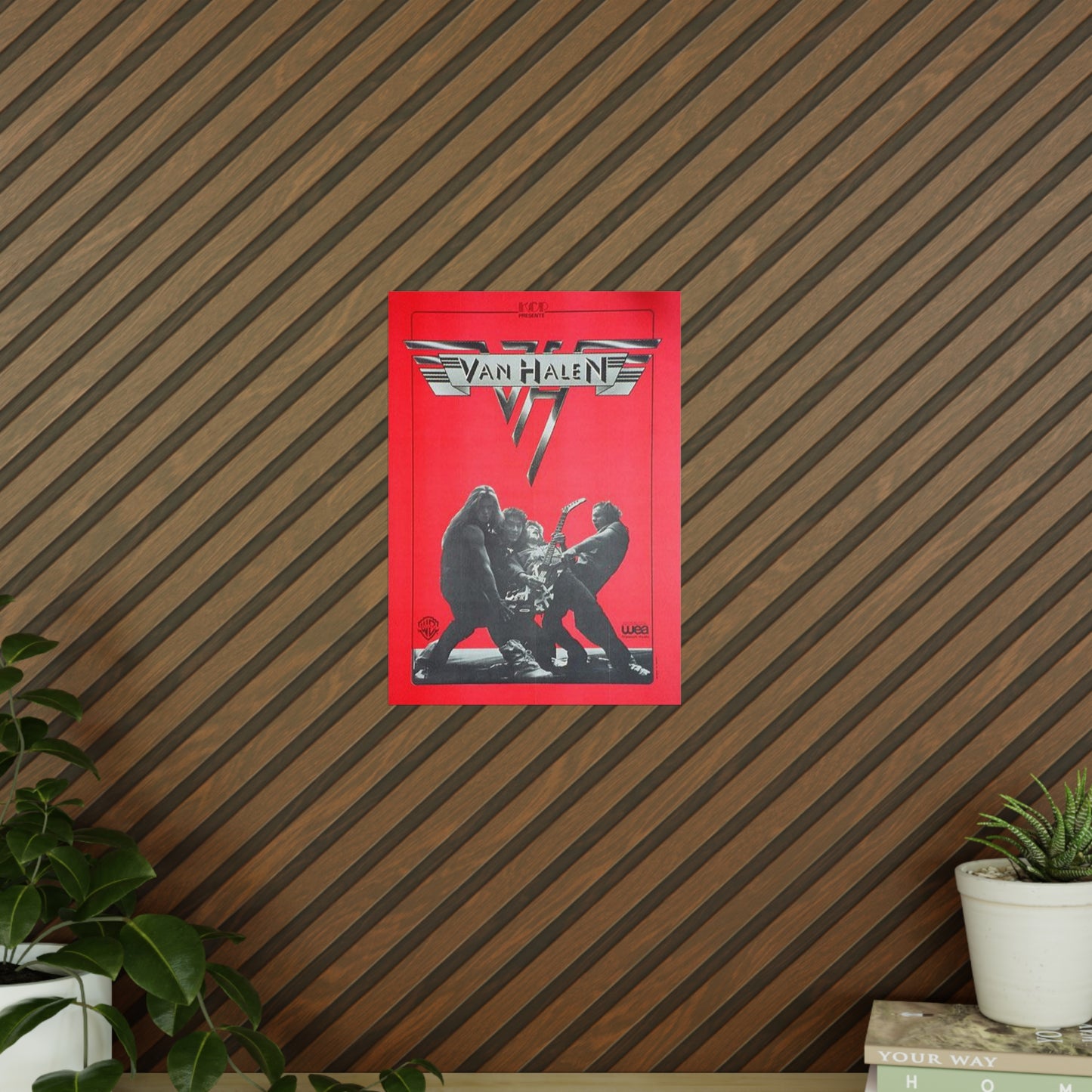 Van Halen Photopaper Poster - Vintage Rock Band Wall Art